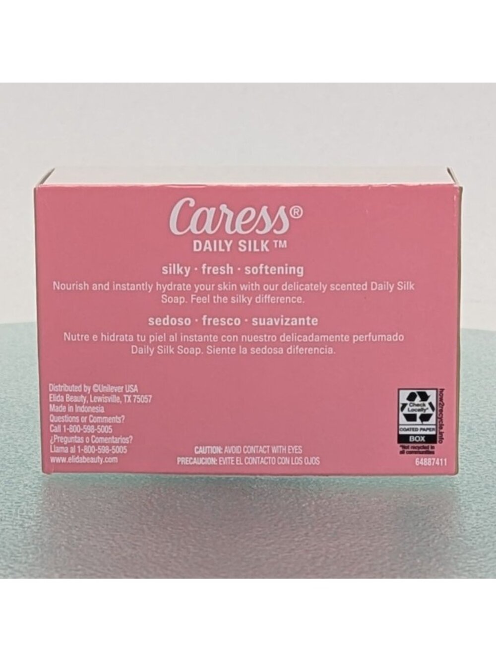 (5) Caress Daily Silk Bar Soap White Peach & Orange Blossom 3.75 Oz - NEW - Picture 7 of 7